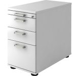 HAMMERBACHER Solid Standcontainer weiß 4 Auszüge