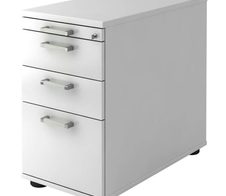 HAMMERBACHER Solid Standcontainer weiß 4 Auszüge