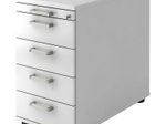 HAMMERBACHER Solid SC50 Standcontainer weiß 5 Auszüge