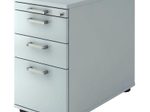 HAMMERBACHER Solid Standcontainer lichtgrau 4 Auszüge