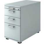 HAMMERBACHER Solid Standcontainer lichtgrau 4 Auszüge