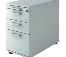 HAMMERBACHER Solid Standcontainer lichtgrau 4 Auszüge