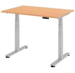 HAMMERBACHER elektrisch höhenverstellbarer Schreibtisch VXDSM12/6/S buche