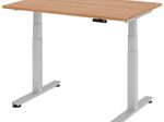 HAMMERBACHER elektrisch höhenverstellbarer Schreibtisch VXDSM12/N/S nussbaum
