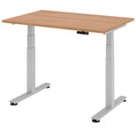 HAMMERBACHER elektrisch höhenverstellbarer Schreibtisch VXDSM12/N/S nussbaum