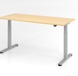 HAMMERBACHER elektrisch höhenverstellbarer Schreibtisch VXMST19/3/S ahorn