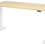 HAMMERBACHER elektrisch höhenverstellbarer Schreibtisch VXBHM2E/3/WW ahorn