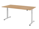 HAMMERBACHER elektrisch höhenverstellbarer Schreibtisch VXMST2E/E/S eiche