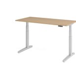HAMMERBACHER elektrisch höhenverstellbarer Schreibtisch VXBHM16/E/SS eiche
