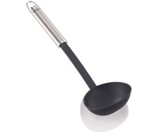LEIFHEIT Schöpflöffel schwarz, silber Edelstahl, Kunststoff