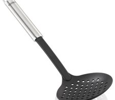 LEIFHEIT Schaumlöffel schwarz, silber Edelstahl, Kunststoff