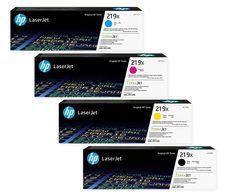HP Original Toner Set 219X - 4er Multipack W2190X, W2191X, W2192X, W2193X, cyan, magenta, gelb, schwarz