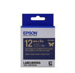 Epson LabelWorks LK-4HKK - Seidig- Gold auf Marine blau Rolle (1,2 cm x 5 m)