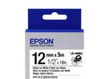 Epson LabelWorks LK-4WBQ - Schwarz auf Weiß - Rolle (1,2 cm x 5 m)
