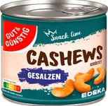GUT&GÜNSTIG Cashews geröstet & gesalzen Nüsse 150,0 g
