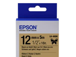 Epson LabelWorks LK-4KBK - Schwarz auf Gold - Rolle (1,2 cm x 5 m)