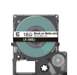 Epson LabelWorks LK-5WBJ - Schwarz auf matt Weiß - Rolle (1,8 cm x 8 m)