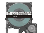 Epson LabelWorks LK-4TBJ - Schwarz auf Matt-Transparent - Rolle (1,2 cm x 8 m)