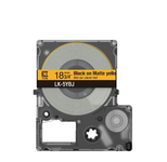 Epson LabelWorks LK-4YBJ - Schwarz auf Mattgelb - Rolle (1,2 cm x 8 m) 1 Kassette