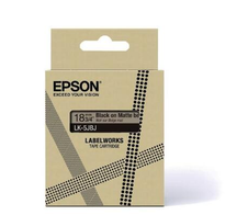 Epson LabelWorks LK-5JBJ - Schwarz auf Mattbeige - Rolle (1,8 cm x 8 m) 1 Kassette