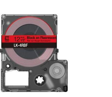 Epson LabelWorks LK-4RBF - Schwarz auf fluoreszierendem Rot - Rolle (1,2 cm x 5 m) 1 Kassette
