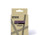 Epson LabelWorks LK-4UBP - Schwarz auf Violett - Rolle (1,2 cm x 8 m) 1 Kassette