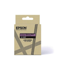 Epson LabelWorks LK-4UBP - Schwarz auf Violett - Rolle (1,2 cm x 8 m) 1 Kassette