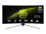 MSI MAG 345CQRDE Curved Gaming Monitor 86 cm (34")