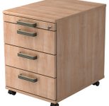 HAMMERBACHER Rollcontainer VAC30/N/N/SG nussbaum