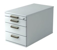 HAMMERBACHER Rollcontainer VTC30/5/5/SG lichtgrau