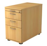 HAMMERBACHER Solid SC40 Standcontainer buche 4 Auszüge