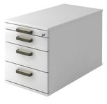 HAMMERBACHER Rollcontainer VTC30/W/W/SG weiß