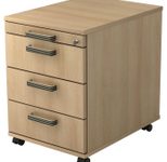 HAMMERBACHER Rollcontainer VAC30/E/E/SG eiche