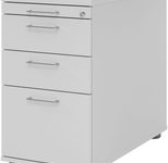 HAMMERBACHER Solid SC40 Standcontainer lichtgrau 4 Auszüge