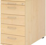 HAMMERBACHER Solid SC50 Standcontainer ahorn 5 Auszüge