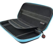 Steelplay Nintendo Switch Lite Tasche, blau / schwarz 