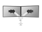 Neomounts DS65S-950WH2 vollbewegliche Tischhalterung für 24-34" Bildschirme - Weiß