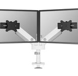 Neomounts DS65S-950WH2 vollbewegliche Tischhalterung für 24-34" Bildschirme - Weiß