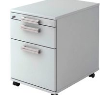 HAMMERBACHER Rollcontainer VAC20/5/5/NU lichtgrau