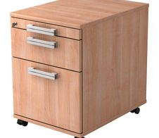 HAMMERBACHER Rollcontainer VAC20/N/N/NU nussbaum