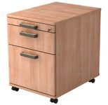 HAMMERBACHER Rollcontainer VAC20/N/N/SG nussbaum