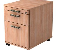 HAMMERBACHER Rollcontainer VAC20/N/N/SG nussbaum