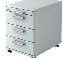 HAMMERBACHER Rollcontainer VAC30/5/5/NU lichtgrau