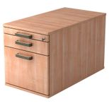 HAMMERBACHER Rollcontainer VTC20/N/N/SG nussbaum