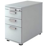 HAMMERBACHER Akandia Standcontainer lichtgrau 4 Auszüge