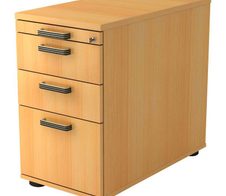 HAMMERBACHER Haziender Standcontainer buche 4 Auszüge