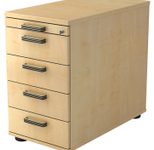 HAMMERBACHER Haziender Standcontainer ahorn 5 Auszüge