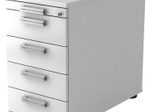HAMMERBACHER Akandia Standcontainer weiß 5 Auszüge