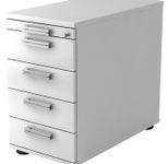 HAMMERBACHER Akandia Standcontainer weiß 5 Auszüge