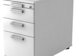 HAMMERBACHER Akandia Standcontainer weiß 4 Auszüge